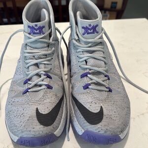 Demarcus Cousins Nikes. Brand new, no tags. Size 13. Purple & gray high tops.